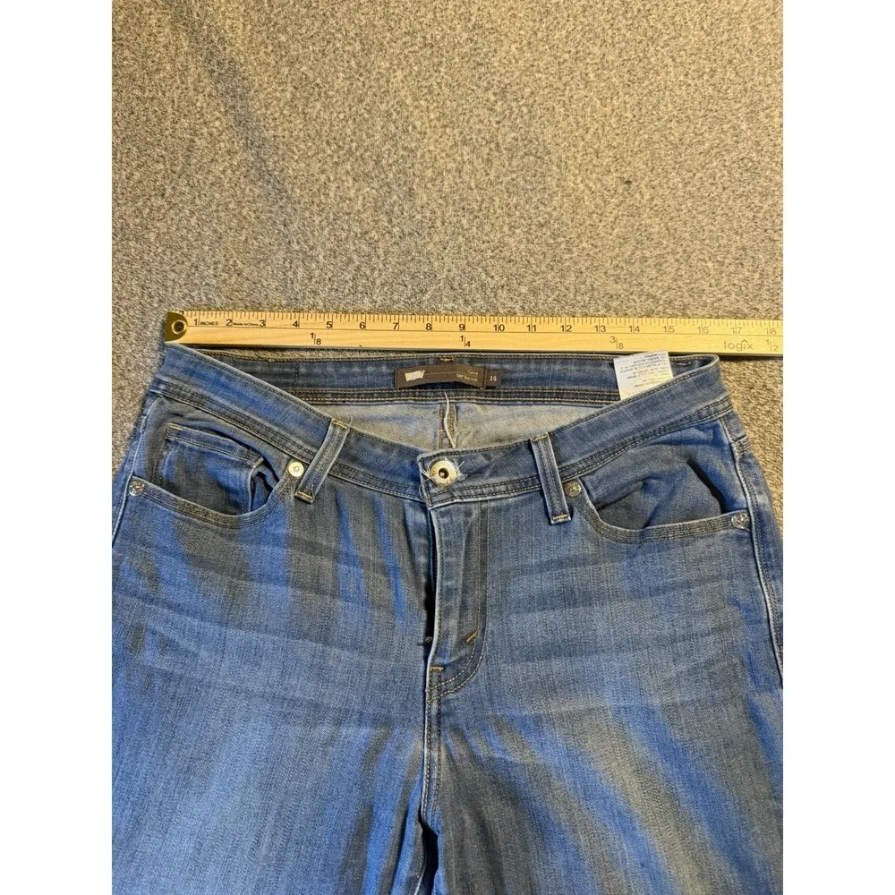 Levis 529 Jeans Womens 32 Blue Curvy Bootcut  Dark Wash Denim Mid Rise